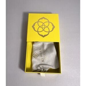 Kendra Scott Gift Jewelry Box Empty and Jewelry Dust Cover Pouch Bag Empty